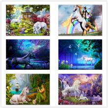 Cartoon 3D Unicorn Carpets for Living Room Area Rug Xmas Kids Room Play Mat Child Christmas Gift Soft Flannel Large Size Carpet 2024 - buy cheap