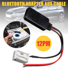 Adaptador de Cable con Bluetooth para coche, Radio Estéreo inalámbrica con AUX-IN Aux, 12 Pines, compatible con Peugeot 207, 307, 407, 308, Citroen C2, C3, RD4 2024 - compra barato