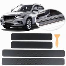 4Pcs Car Door Sill Protector Door Sill Scuff Plate Stickers For Nissan Teana X-Trail Qashqai Livina Tiida Sunny Murano Juke 2024 - buy cheap