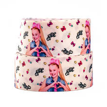 10yards different sizes JoJo girl cartoon pattern printed grosgrain ribbon 2024 - buy cheap