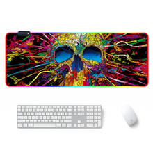 RGB Mouse Pad Large Gaming Gamer Computer Mousepad RGB Backlit Mause Pad Large Mousepad XXL for Desk Keyboard LED Mice Mat 2024 - buy cheap