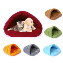 4 Size Soft Pet Bed Mat Winter Warm Dog Beds Nest Cat Bed Sofa Sleeping Bag Tent House Small Dog Puppy Cave Kennel Pet House 2024 - buy cheap