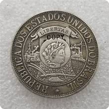 1900 brasil 1000 reis moedas copiar moedas comemorativas-réplica moedas medalhas moedas colecionáveis 2024 - compre barato