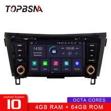 TOPBSNA-REPRODUCTOR DE DVD para coche Nissan x-trail Qashqai, reproductor Multimedia con Android 10, WIFI, GPS, Navi, 2 Din, Radio, vídeo estéreo, RDS, 2013-2018 2024 - compra barato