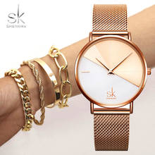 Shengke для женщин часы-браслет набор кожаные Наручные часы старинные женские часы необычные часы Mujer Bayan Kol Saati Montre Feminino 2024 - купить недорого