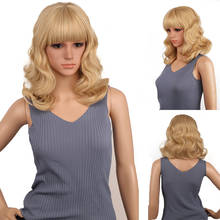 Amir Body Wave Synthetic Wigs With Bangs Medium Length Bob Hairstyle Cosplay Wig For Women Heat Resistant Fiber Daily Life Hair 2024 - buy cheap