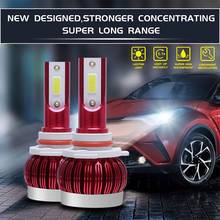 1 par H1/H4/H7/H11/9005/9006 LED del coche de la linterna lámpara de luz de niebla de conducción bombillas coche accesorios Interior 2024 - compra barato