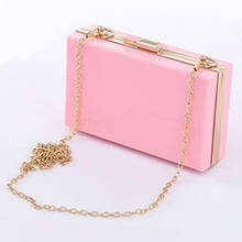 Women Clutch Bag New Acrylic Box Transparent Evening Handbag Bag Femme Wedding Clutch Bolsa Feminina 2024 - buy cheap