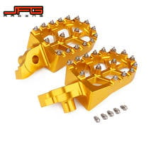 Billet MX Foot Pegs Pedals Rests Footpeg For SUZUKI RMZ250 07-09 RMZ450 05-07 RMZ 250 450 Supermotard Dirt Bike 2024 - buy cheap