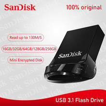 SanDisk Original USB 3.1 Flash Drive Ultra Super Mini Pen Drive 16GB 32GB 64GB 128GB 256GB  Memory Stick Up To 130MB/s  Pendrive 2024 - buy cheap