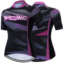 2022 Women Cycling Jersey Bike Top Shirt Summer Short Sleeve MTB Cycling Clothing Ropa Maillot Ciclismo Racing Bicycle Clothes 2024 - buy cheap