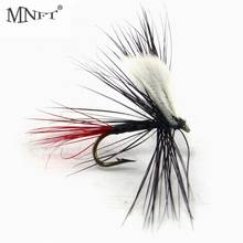 MNFT 10PCS Red Tail White Wing Fly Fishing Flies Trout Lures With Crank Hooks 12# 2024 - buy cheap