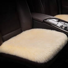 Capa de assento de carro de pele falsa, macia, quente, tamanho universal, almofada de assento de carro, outono e inverno, protetor de almofada de assento de carro 2024 - compre barato