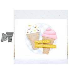 Troqueles de corte de Metal para helado, plantillas de papel para hacer manualidades, molde de cuchillo de espuma, tarjetas de grabado, para decoración, 2020 2024 - compra barato