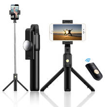 Wireless Selfie Stick Phone Tripod Extendable Monopod Bluetooth-compatible Remote Shutter for iPhone 12 11 Samsung S20  Huawei 2024 - buy cheap