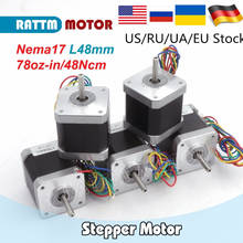 5pcs of Nema 17 stepper motor 17HS8401 2 phase four-wire 48mm For CNC / 3D printer accessories 2024 - buy cheap