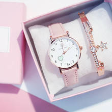 Women Diamond Watch Starry Luxury Bracelet Set Watches Ladies Casual Leather Band Quartz Wristwatch Female Clock Zegarek Damski 2024 - buy cheap