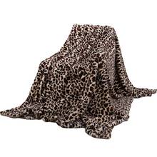 Cozy lance cobertor leopardo impressão cobertor dupla face uso macio quente e confortável cobertor colchas máquina lavável 2024 - compre barato