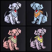 Animal dos desenhos animados bordado tuba quatro cores ponto remendos do cão ferro para acessórios de vestuário emblemas casacos chapéus parches 2024 - compre barato
