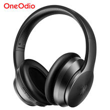 Bluetooth наушники Oneodio A40 ANC, беспроводная гарнитура с активным шумоподавлением, складные басовые наушники с микрофоном для музыки 2024 - купить недорого