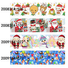 (50 yards/lot) Free shipping 1-1/2" Christmas series printed grosgrain ribbon 2024 - buy cheap