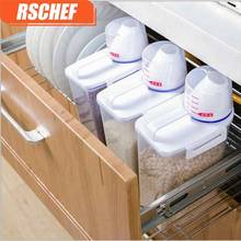 RSCHEF-contenedor de plástico para almacenamiento de cereales, contenedor de alimentos para cocina, 1 unidad 2024 - compra barato