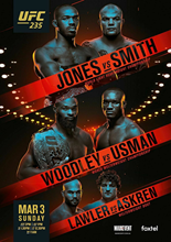 235 Jones VS Smith Fight Event Art Film Print Silk Poster Home Wall Decor 24x36inch 2024 - buy cheap