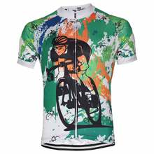 HIRBGOD 2020 Funny Bike Rider Graffiti Cycling Jersey Men Team Summer Short Sleeve Bike Shirt Sport Cycling Tops Wear,TYZ104-01 2024 - buy cheap