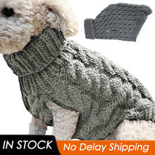 Small Dog Knit Jacket Sweater Pet Cat Puppy Autumn and Winter Fashion Knitting Coat Clothes Keep Warm Outdoor Costume Apparel 2024 - buy cheap