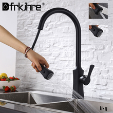 Kitchen Faucet Single Hole Pull Out Spout  Deck Mounted Kitchen Sink Mixer Tap 360 Degree Rotation Stream Sprayer Head Mixer Tap 2024 - buy cheap