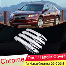 for Honda Accord Crosstour 2010 2011 2012 2013 2014 2015 Chrome Door Handle Cover Trim Catch Car Stickers Accessories Garnish 2024 - buy cheap