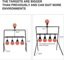 2021 New 1 2 3 4 5 6 7 Target Self Resetting Spinning Air Gun Rifle Shooting Metal Target Set For Training Paintball 2024 - buy cheap