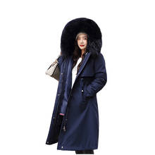 Parker-Abrigo acolchado de algodón para mujer, abrigo coreano holgado de longitud media, acolchado, cálido, con capucha, chaqueta gruesa para invierno 2024 - compra barato