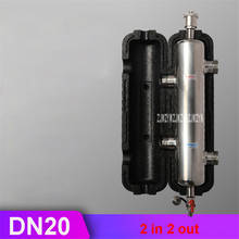 Separador de agua FRS-HSG01 DN20, tanque de mezcla, divisor de flujo hidráulico, 6 puntos, equilibrador de presión de agua de acero inoxidable 304, 2700L/H 2024 - compra barato
