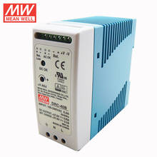 MEAN WELL-fuente de alimentación conmutada de DRC-40B, cargador de batería de carril DIN con función UPS, 40W, 24 ~ 30V, 110V/220V, CA a 27,6 V, CC, 0.95A 2024 - compra barato