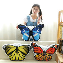 Cute Simulation Butterfly Plush Toys Stuffed Soft Pillow Cushion Doll Birthday Gift For Children Kids 2024 - buy cheap