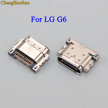 Chenghaoran-conector micro usb tipo c, 1 peça, porta de carregamento, conector para lg g6 h870 h871 h872 us997 vs988 2024 - compre barato