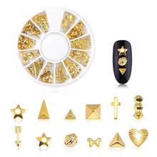 8 Boxes Heart Star Moon Mix Shape Resin Metal Material Epoxy Mold Filling DIY Charm Jewelry Making Filler Nail Art Decorations 2024 - buy cheap