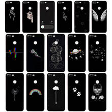 334FG Line Art Face Abstract Pattern gift Soft Silicone Tpu Cover phone Case for huawei Honor 9 10 20 Lite Pro 2024 - buy cheap
