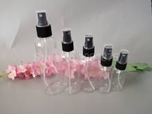50 pcs 10ml 30 50 60 80 100 ml 120ml 200 250ml Clear Transparent Spray Bottles Black sprayer Perfume Parfume Cosmetic Containers 2024 - buy cheap