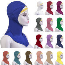 Lenço de segurança muçulmano, gorro cruz islâmica, chapéu ninja hijab, moda para árabe, roupa de cabeça, ramadã, amira, turbante 2024 - compre barato