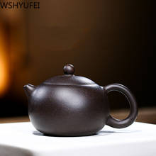 WSHYUFEI Исин заварочный чайник zisha xishi заварочный чайник ручной работы чайник на заказ фиолетовая глина Посуда для напитков 188 фильтр с отверстиями для шариков 150 мл 2024 - купить недорого