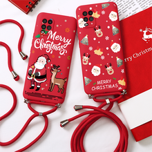 Чехол с ремешком через плечо для Xiaomi Redmi Mi 9T 10T CC9E 11 Poco M3 X3 NFC F3 Note 8 8T 7 9 9S 10 10S Pro Max Lite Рождественский чехол 2024 - купить недорого