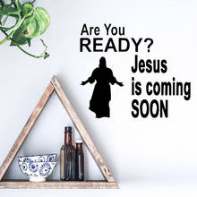 Creative Jesus Phrase Vinyl Waterproof Wall Art Decal For Living Room Wall Stickers Home Decor Decal Sticker Mural 2024 - buy cheap