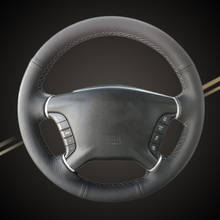 Trenza de coche en la cubierta del volante para Mitsubishi Pajero 2007-2014 Galant 2008-2012, cubiertas de cuero para automóviles, accesorios interiores 2024 - compra barato