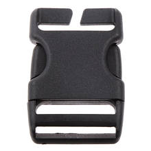 1Pcs 20/25/38/50mm Black Plastic Side Release Clasp Buckles Webbing Strap 2024 - buy cheap