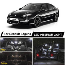 Canbus Interior LED Indoor Dome Map Reading Trunk Roof Light Kit For Renault Laguna 2 II Mk2 3 III Mk3 Coupe Vehicle Car Bulbs 2024 - buy cheap