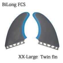 BiLong FCS Twin Fins XX Large - Blue-Gray Surfboard Fins Keel fin for FUTURE box 2 pcs set Neo Glass surf board fins surf fins 2024 - buy cheap