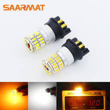 LED white PW24W car Turn Signal PWY24W Bulbs Daytime Running Lights yellow 12V 2024 - buy cheap