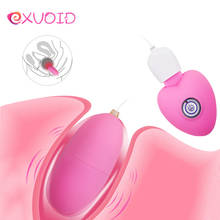 EXVOID дистанционное управление, яйцо Вибратор Интимные Игрушки для женщин водонепроницаемый USB зарядка вибраторы для женщин G-Spot Массажер клитор стимулятор 2024 - купить недорого